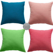 Housses de coussin d'extérieur imperméables 45 x 45 cm (18 x 18 po) - Lot de 4
