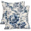 Față de pernă florală 40x40 cm bumbac-in, pachet de 2 1