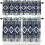 Aztec Valance gardinsæt – Geometrisk trekantdesign, 1