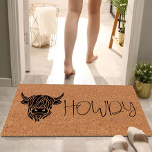 Shaggy Doormat with Funny Characters 18x30 inches