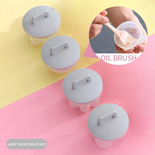4-Piece Silicone Egg Poacher Mould Set