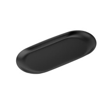 Stainless Steel Trinket Tray Black 1 Piece