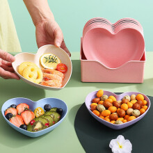 Washranp heart-shaped bowls heat-resistant food-grade