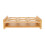 Bambus-Schnapsglashalter-Tablett – 6-Tassen-Arbeitsplatten-Organizer 1