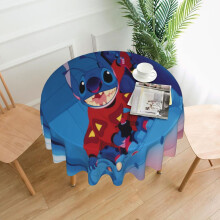 Polyester Round Tablecloth 60 in – Waterproof & Wrinkle