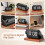 Mini Flip Desk Clock 2400mAh, 4 in 1 Retro 2