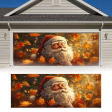 Christmas banner garage door decoration 1 piece
