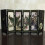 6-Panel Peacock Wood Room Divider Screen Set 1