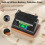 Mini Flip Desk Clock 2400mAh, 4 in 1 Retro 3