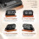 Mini Flip Desk Clock 2400mAh, 4 in 1 Retro 4