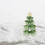 Crystal Christmas Tree Glass Table Decor 3 Inch 1