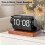 Mini Flip Desk Clock 2400mAh, 4 in 1 Retro 9