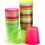 Kids Plastic Cups 8oz Unbreakable Stackable 24 Pack 1