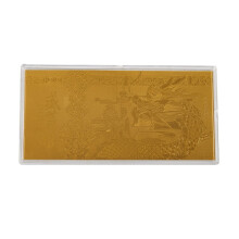 Dragon Year Commemorative Note Coin Gold Plated