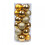 Christmas Ball Ornaments Plastic 30mm 24-Pack Gold 1