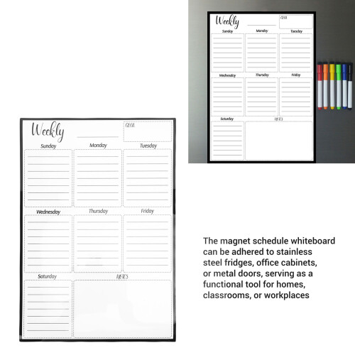 Magnetischer Planer PET-Whiteboard, vertikale To-Do-Liste 2