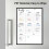 Magnetischer Planer PET-Whiteboard, vertikale To-Do-Liste 5