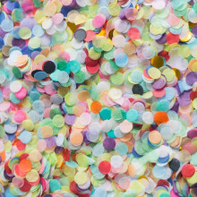 Round paper confetti 1cm XM Culture 100 pcs