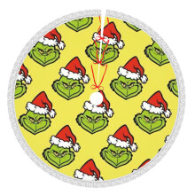 Grin-Ch Christmas Tree Skirt 36 Inch Rustic Holiday Decor