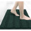 Stripete chenille baderomsteppe 76 x 51 cm 1