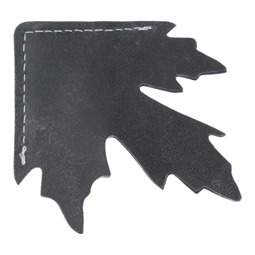 Maple Leaf Inspired Page Holder Soft Handcrafted Leather-Green