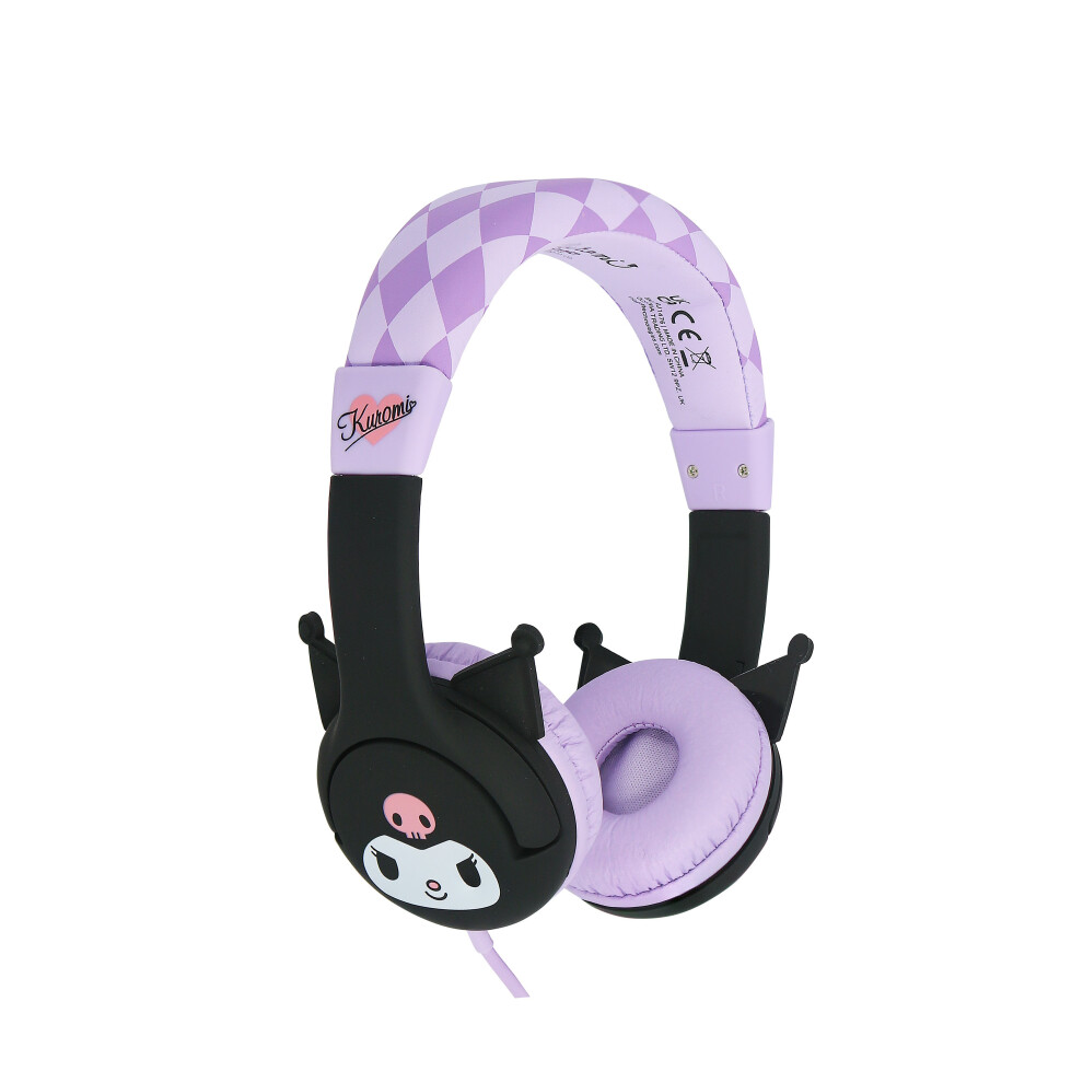 Otl Kuromi Moulded Ears Kids Wired Headphones 5055371631907