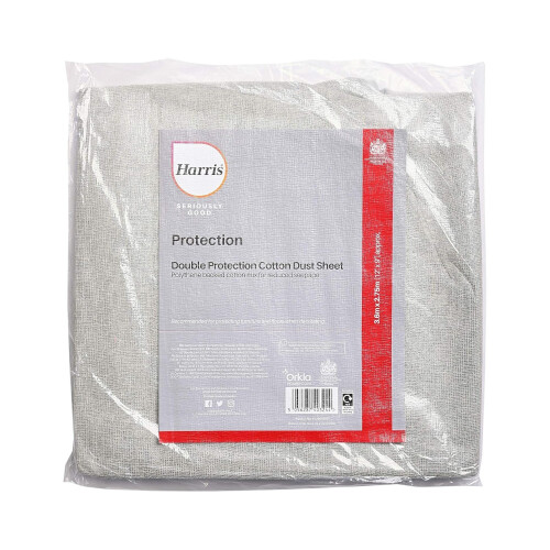 Harris Harris Cotton Stair Dust Sheet 12ft x 9ft Protect