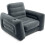 Intex Intex Inflatable Pull Out Sofa Chair Sleeper with Twin Sized Air Bed Mattress 3