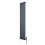 Gliederheizkörper mit TRV Chromventile – 1800mm x 360mm – Anthrazitgrau 1