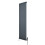 Gliederheizkörper mit TRV Chromventile – 1800mm x 480mm – Anthrazitgrau 1