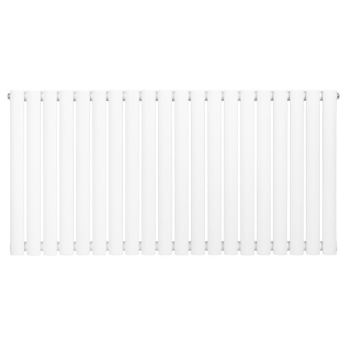 Oval Single Column Radiator 600 x 1200mm Modern Designer Single Panel