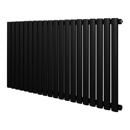 Oval Single Column Radiator 600 x 1200mm Modern Designer Single Panel