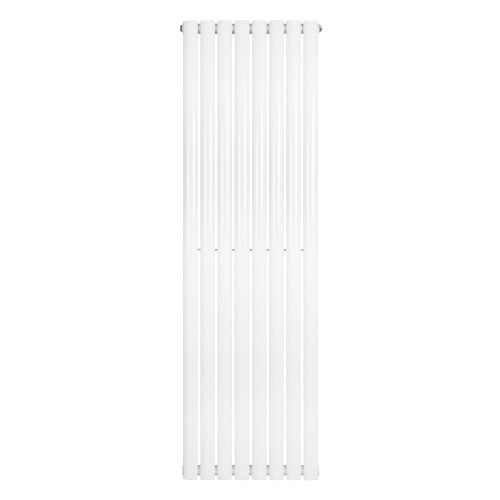 Oval Single Column Radiator 1600 x 480mm Modern Designer Single Panel
