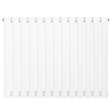 Radiador Ovalado Columna Simple | Blanco | 742 W Acero 60x78 cm