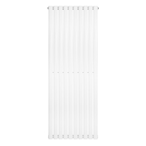 Oval Single Column Radiator 1600 x 600mm Modern Designer Single Panel