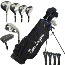 Ben Sayers M8 Full Set Mens Golf Clubs ALL GRAPHITE RH , Grey/Black Stand Bag