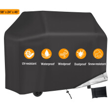 Heavy Duty Waterproof Grill Cover for 4-6 Burner Gas Grills