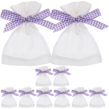 10-Pack Lavender Sachet Bags – Reusable Cloth Pouches