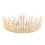 Vintage-Tiara-Krone aus Strass und Kunstperlen 1