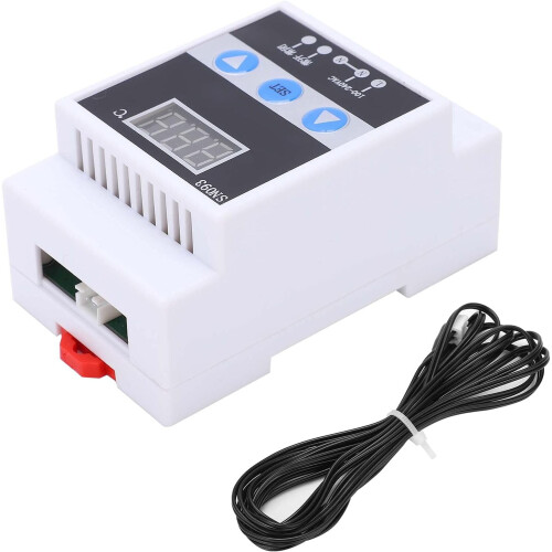 Digitale DIN-rail temperatuurregelaar -10C tot 50C