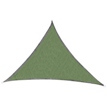 Voile d'ombrage triangulaire anti-UV pour terrasse de jardin