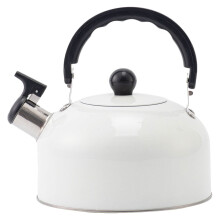 Bouilloire sifflante en acier inoxydable pour plaque de cuisson (1 pièce)