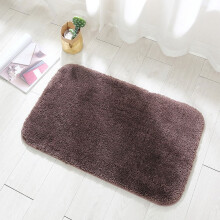 Rutschfester Badeteppich aus weichem Polyester, 40 x 60 cm