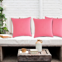 Housse de coussin d'extérieur imperméable 45 x 45 cm
