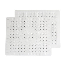 Lot de 2 tapis d'évier pour protéger la vaisselle en céramique et en verre
