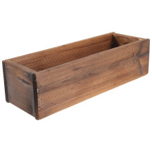 Jardinière rectangulaire en bois 30 x 9,5 x 7,2 cm