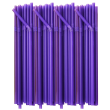 Flexibele plastic drinkrietjes, 200 stuks