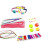 Kit para trançar pulseiras da amizade com cordão à mão, rosa. 1