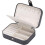Jewelry Box PU Leather Double Layer Black 1