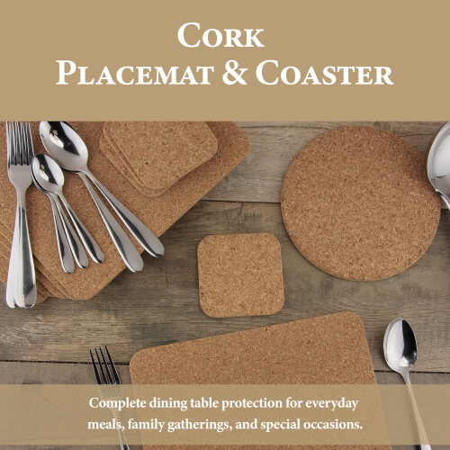 Apollo Cork Placemat and Coaster Set of 4 2